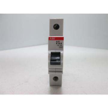 ABB S 271 K16A Single Pole Circuit Breaker 16A, 277/480VAC