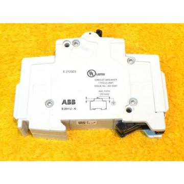 ***NEW*** ABB S201U-K2A   A  1-POLE 2 AMP 240 VOLT DIN RAIL MOUNTED BREAKER