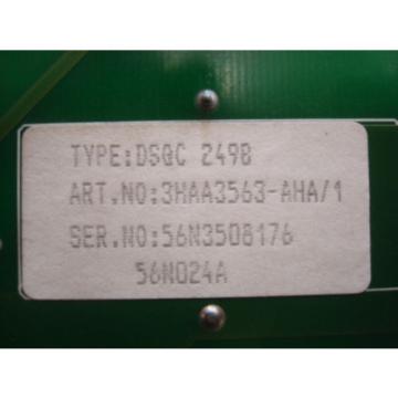 USED ABB DSQC 249B Servo Amplifier 3HAA3563-AHA/1