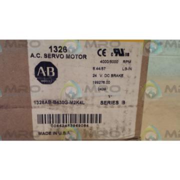 ALLEN BRADLEY 1326AB-B430G-M2K4L SER. B AC SERVO MOTOR 1.88/2.36 KW *NEW IN BOX*