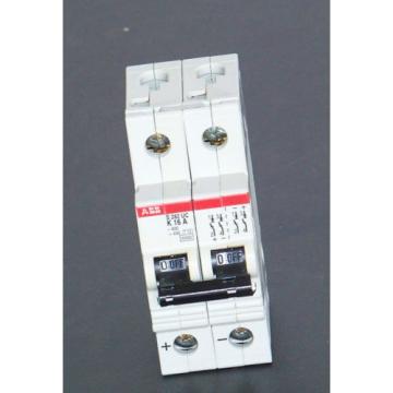 282-UC K16A ABB 16 amp 500vdc 2 pole  breaker din rail mounting