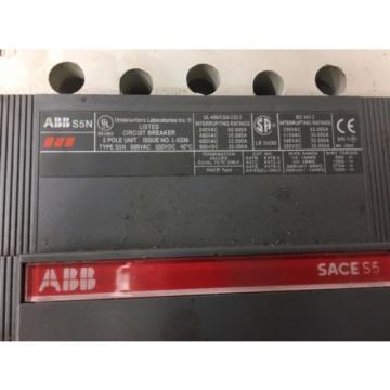 ABB S5N, Sace S5 300 Amp 2 Pole Circuit Break 600VAC 500VDC