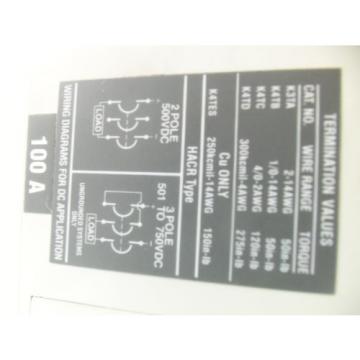 ABB SACE S3N  CIRCUIT BREAKER 100A 3POLE 600V #ML560259 GUARANTEED FAST SHIPPING