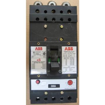 ABB NB-5872 -  CIRCUIT BREAKER  -  3 POLE  300A  600 VOLT