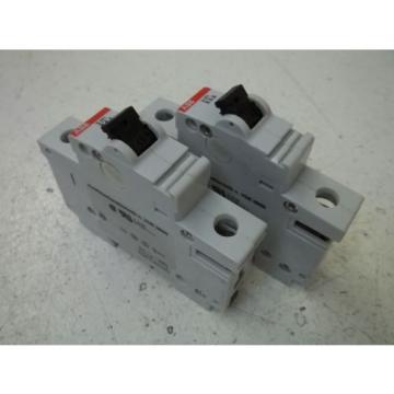 LOT OF 2 ABB S271-K6A CIRCUIT BREAKER *USED*