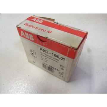 ABB F362-16/0,01 *NEW IN BOX*