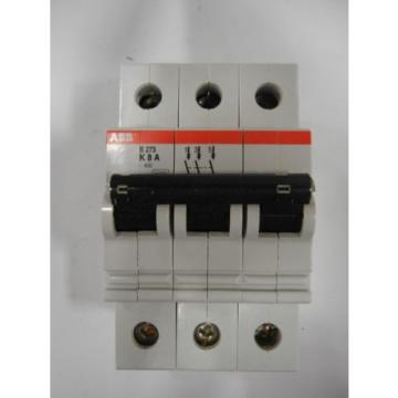 ABB: S273-K8 - Circuit Breaker, 3 Phase, 8 A, 480 VAC