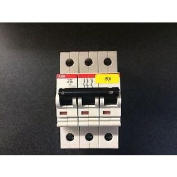 ABB S283 C-50 Amp 3 Pole/Phase Circuit Breaker Electrical