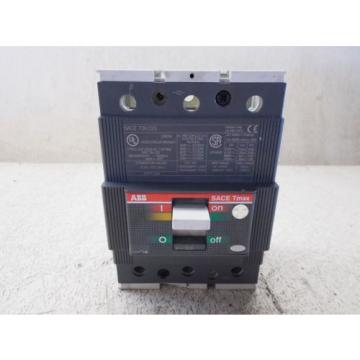 ABB 60 AMP BREAKER SACE TMAX T3N 225, 3 POLE, (USED)