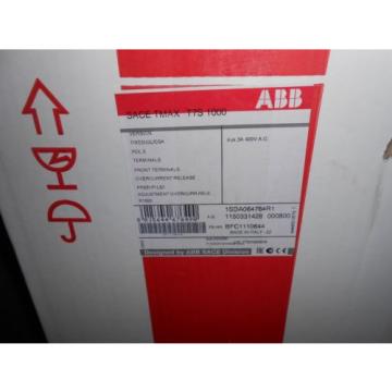 NEW t7s1000bw abb circuit breaker 1000 amp tmax li functions accessories avail