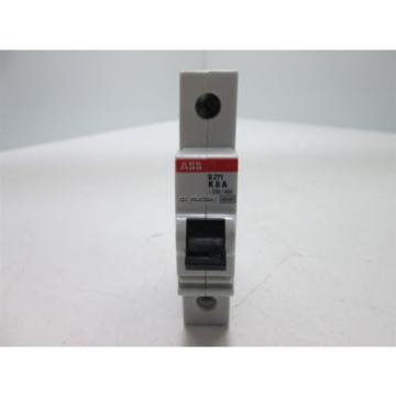 ABB S 271 K8A 1 Pole Circuit Breaker 8A, 277/480VAC