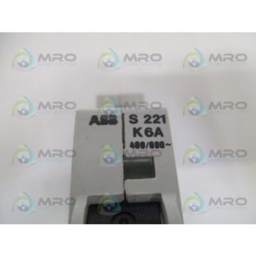 ABB S221K6A CIRCUIT BREAKER 6A *NEW NO BOX*