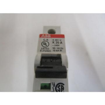 ABB S201U-K20A CIRCUIT BREAKER *NEW NO BOX*