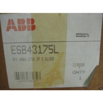 ABB ESB43175L 175A Breaker 480V NEW Type ES 175 Amp 480 VAC ESB43175-L NIB