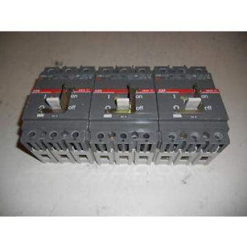 LOT of 3 ABB Type S1N Circuit Breaker 30A 3P 277/480VAC