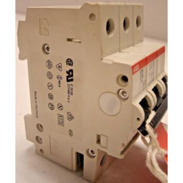 ABB S263-C32, 3-Pole 32 A 400VAC, C-Curve Circuit Breaker