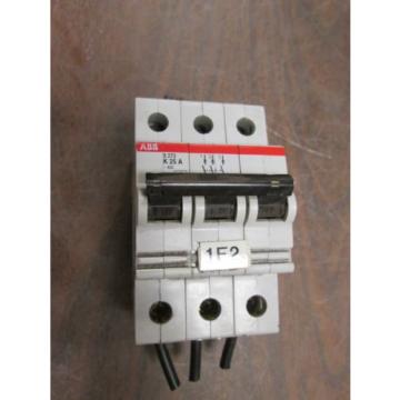 ABB Circuit Breaker S 273 K 25 A 25A 3P Used