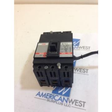 ABB SRN 100 100 AMP 3 Pole Circuit Breaker Used