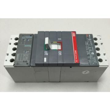 ABB SACE Isomax S4 3 Pole 250 Amp 600 VAC Circuit Breaker.