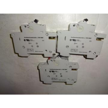 LOT OF 3 ABB S271-K20A CIRCUIT BREAKER 20AMP USED