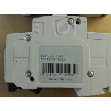 2 ABB Circuit Breakers  S201UDC K4   60v