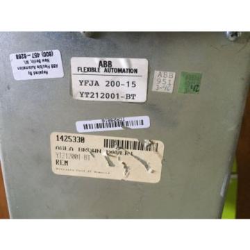 USED ABB YT212001-BT,YFJA 200-15 FLEXABLE AUTOMATION RECTIFIER UNIT S2,BOXZP