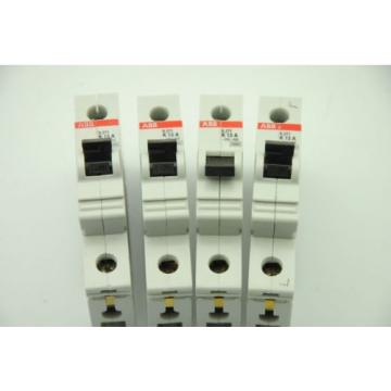 ABB S 271 K 13A Single-Pole Circuit Breaker, Lot of 4