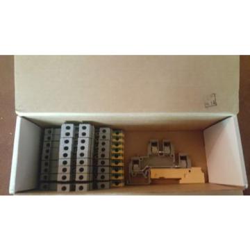 ABB / Entrelec 1SNA110440R2400 grey  terminal blocks new in box 10 count