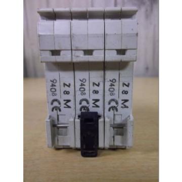 ABB S283 Z8A 3-Pole Circuit Breaker VDE 0660 E76126 *FREE SHIPPING*