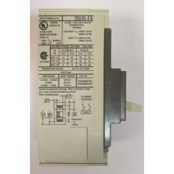 ABB SACE FORMULA A1 A 100 2 Pole 100 Amp SACE A1 Breaker 1SDA069720R1