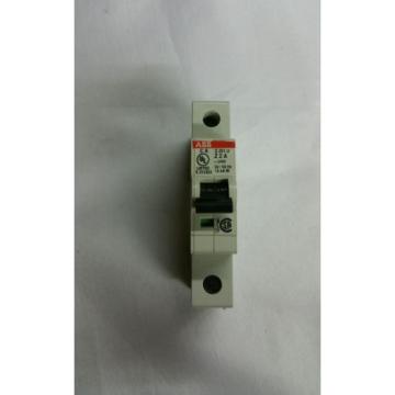 ABB S 201 U CIRCUIT BREAKER 2A 240V 1 POLE (LOT OF 3) ***NNB***