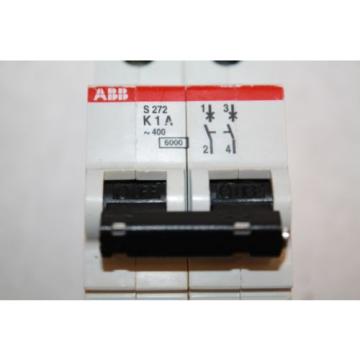 ABB S272K 1 AMP 277/480 VOLT CIRCUIT BREAKER