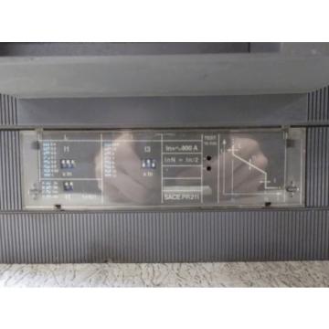 ABB 800 AMP BREAKER S6N, TRIP SACE PR211 (USED)