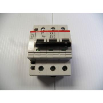 ABB CIRCUIT BREAKER S283C6 6A 6 A AMP 3P 3 POLE 400V