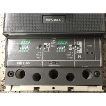 ABB SACE Tmax T4N250 Circuit Breaker - 250 Amp, 3 Pole, 600 Volts