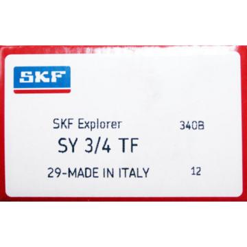 1 pc SKF Pillow Block Bearings (Y-bearing plummer) SY 3/4 TF 3/4&#034; inner diameter