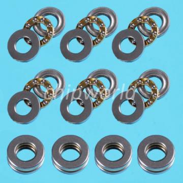 10PCS F6-12M Thrust Ball Bearings Thrust Bearing 6*12*4.5mm Axial Ball