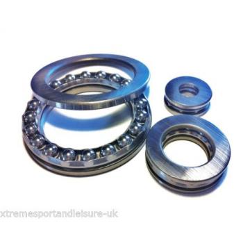 STAINLESS STEEL 3 PART THRUST BALL BEARINGS 51100 SERIES. 51100 - 51110