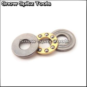 [Pack of 2] F7-17M 7x17x6 mm Metal Thrust Ball Bearing Bearings 7*17*6