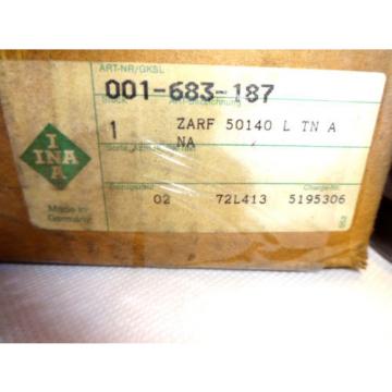 NEW IN BOX INA ZARF-50140-L-TN-A AXIAL CYLINDRICAL ROLLER BEARING ASSEMBLY