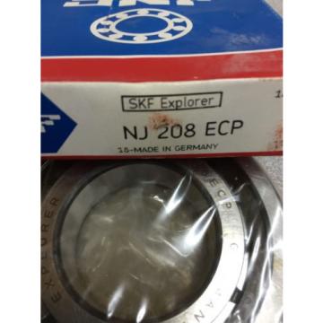 NEW IN BOX SKF CYLINDRICAL ROLLER BEARING NJ 208 ECP