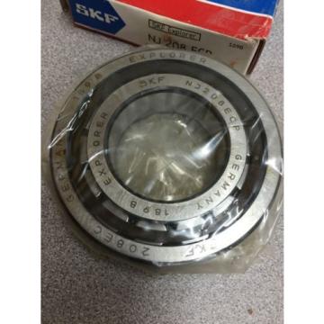 NEW IN BOX SKF CYLINDRICAL ROLLER BEARING NJ 208 ECP