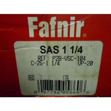 NEW FAFNIR HOUSING UNITS PILLOW BLOCK BEARING SAS 1 1/4 .......... WQ-128