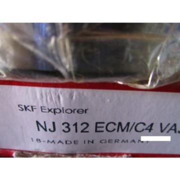 SKF NJ312ECM C4VA301,Single Row Cylindrical Roller Bearing(=2 NSK,NTN,FAG, KOYO)