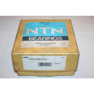 NTN NU-2322-EG1-C3 Cylindrical Roller Bearing NU2322EG1C3 Inner Ring ** NEW **