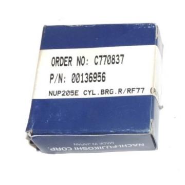 FACTORY SEALED NACHI NUP205EG CYLINDRICAL ROLLER BEARING 214441, NUP205E R/RF77