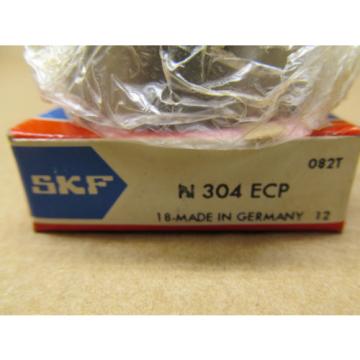 1 NIB SKF N 304 ECP N304ECP CYLINDRICAL ROLLER BEARING 20MM BORE 52MM OD 15MM W