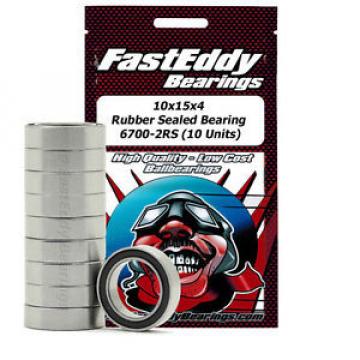 Tamiya 1510 Rubber Sealed Replacement Bearing 10X15X4 (10 Units)