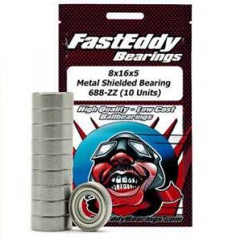 Tamiya 1680 Metal Shielded Replacement Bearing 8X16X5 (10 Units) (10 Units)