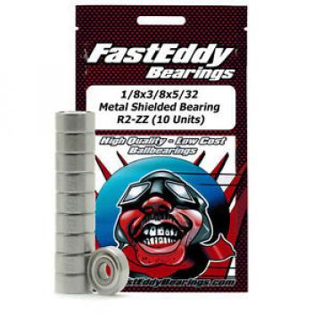 1/8x3/8x5/32 Metal Shielded Bearing R2-ZZ (10 Units)